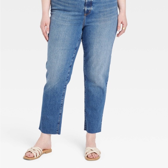 Universal Thread Denim - Universal Thread Classic Blue Denim Raw hem Jeans Size 17R NWT